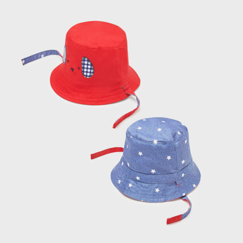 βρεφικό-καπέλο-αγόρι-mayoral-22-09486-034-διπλής-όψης-κόκκινο-σιέλ-γαλάζιο-μπλε-τζην-τζιν-2