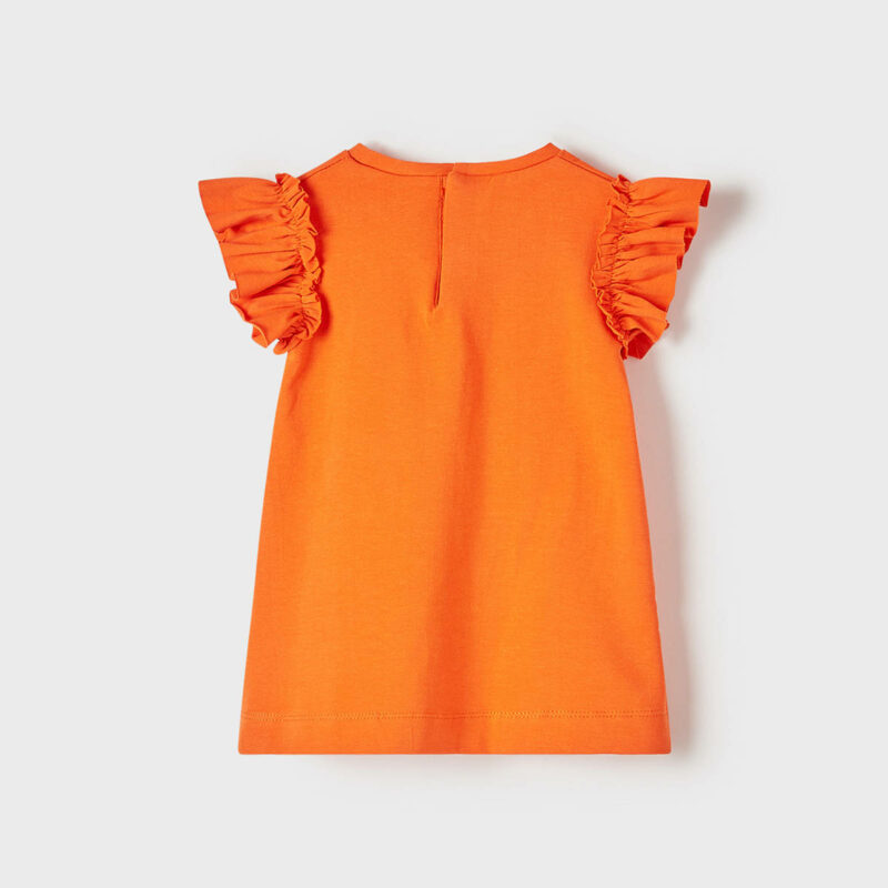παιδικό-φόρεμα-κορίτσι-mayoral-22-01934-037-μακό-κοντομάνικο-βολάν-πορτοκαλί-εκάι-2