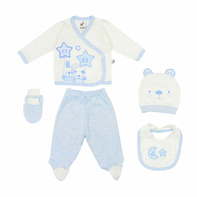 -σετ-αγόρι-ebita-mini-mi-053-ss22-5-τεμαχίων-μπλούζα-παντελόνι-σκούφος-σαλιάρα-γάντια-λευκό-εκρού-σιέλ-γαλάζιο-1