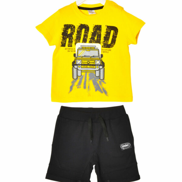 -σετ-βερμούδα-αγόρι-sprint-222-1020s603-μπλούζα-κοντομάνικη-κίτρινο-μαύρο-σορτς-2